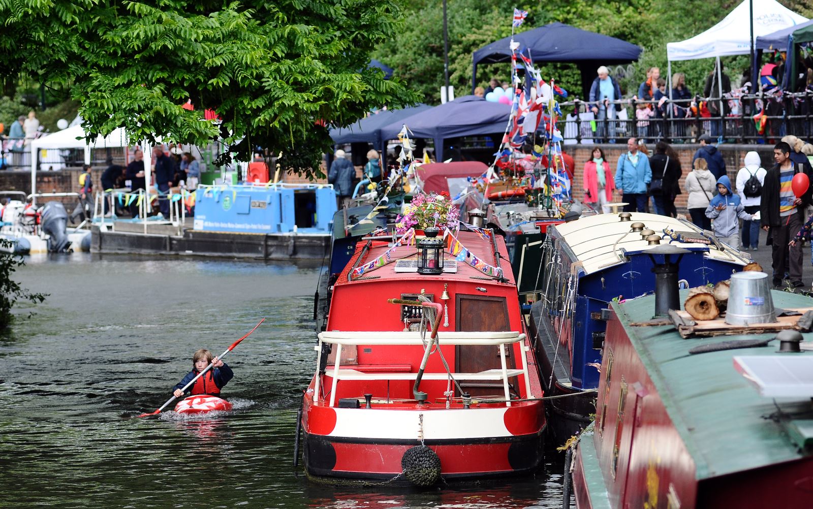 Water Fest (barge on the river)